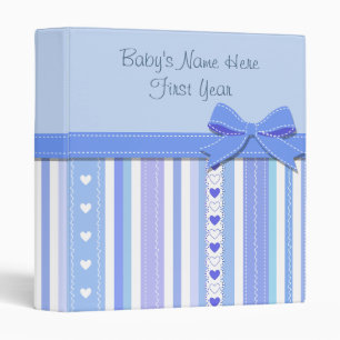 Baby Boy Photo Album 3 Ring Binder