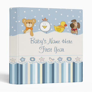 Baby Boy Photo Album Binder