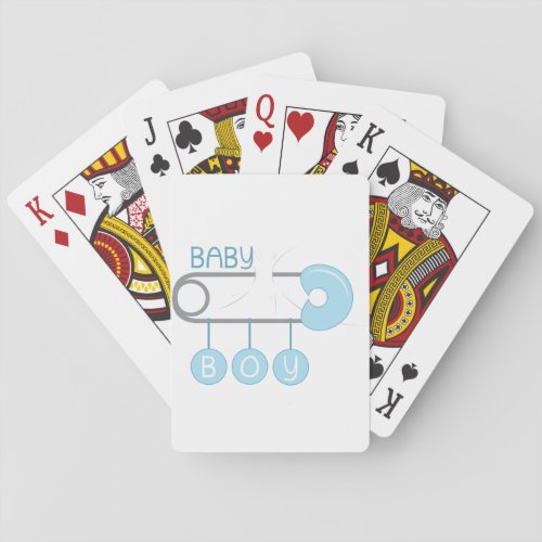 Baby Boy Playing Cards