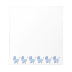 baby boy polka bots notepad