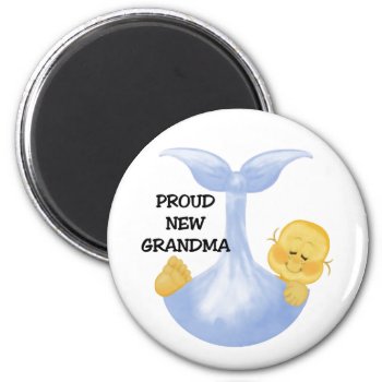 Baby Boy Proud Grandma Magnet by new_baby at Zazzle