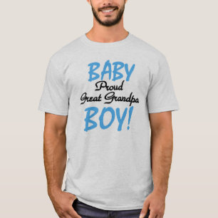 Baby Boy Proud Great Grandpa T-Shirt