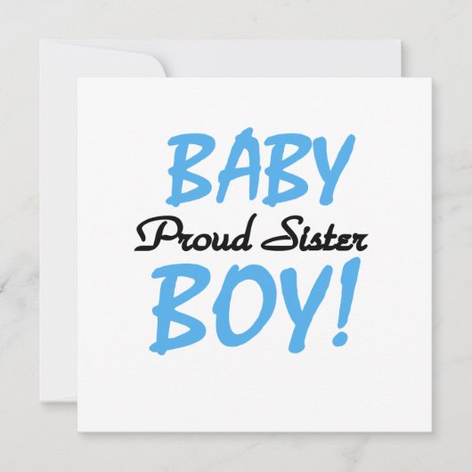 Baby Boy Proud Sister Gifts (Front)