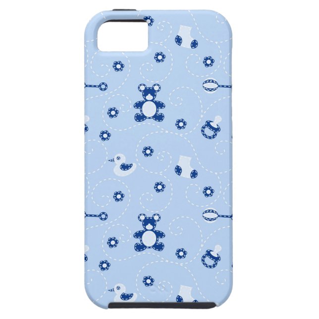 Baby-boy Quilt Pattern Case-Mate iPhone Case (Back)