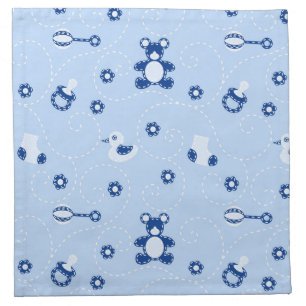Baby-boy Quilt Pattern Napkin