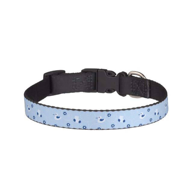 Baby-boy Quilt Pattern Pet Collar (Front)