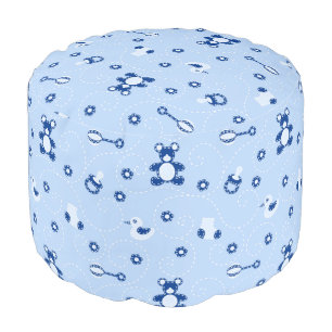 Baby-boy Quilt Pattern Pouf