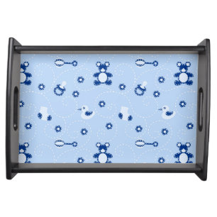 Baby-boy Quilt Pattern Serving Tray