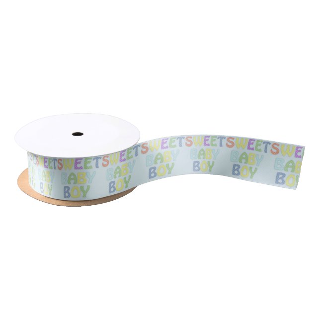 Baby Boy Ribbon (Spool)