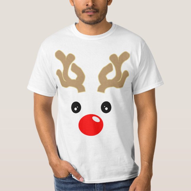 Baby Boy Rudolph Reindeer T-Shirt (Front)