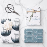 Baby boy Rustic adventure babyshower Wrapping Paper Sheets