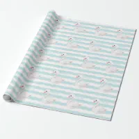 Boho Taupe Script Typography Boy Baby Shower Wrapping Paper