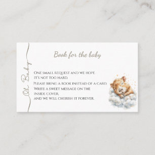 Baby Boy Shower • Book for Baby Card • Capybara