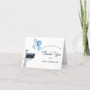 Baby Boy Shower by Mail Thank You