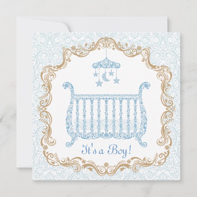Baby Boy Shower Invitation (Front)
