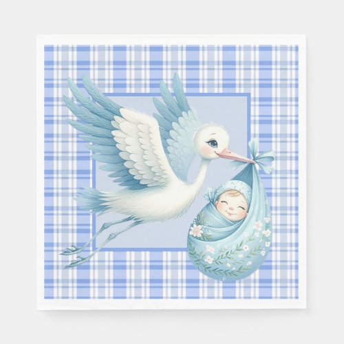 Baby Boy Shower Napkins