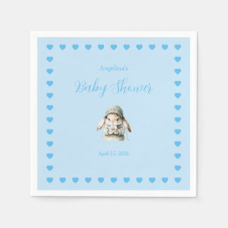 Baby Boy Shower Paper Napkin