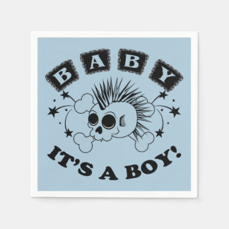 Baby Boy Shower Paper Napkins