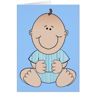 Baby Boy Sitting Cards