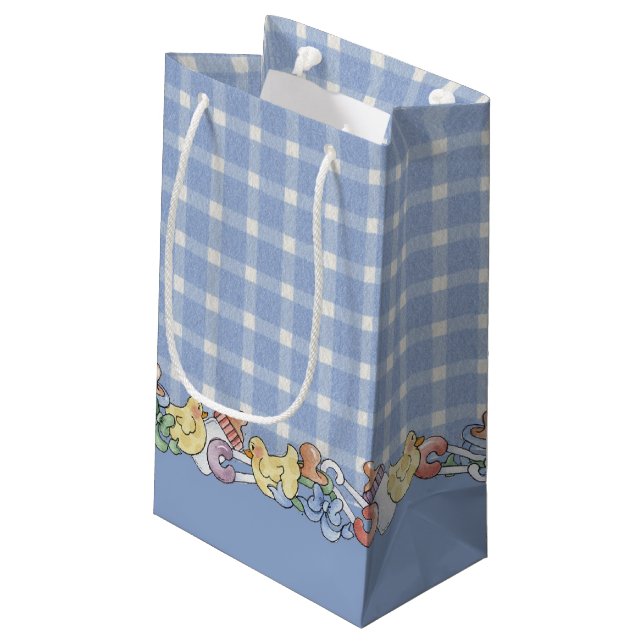 Baby Boy Small Gift Bag (Back Angled)