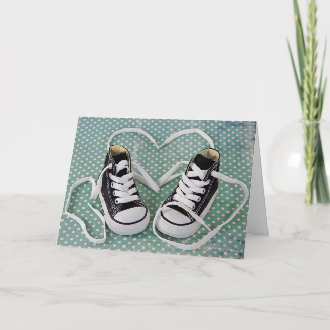Baby Boy Sneakers Card (Front)