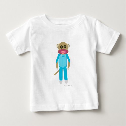 Baby Boy Sock Monkey Baby T_Shirt