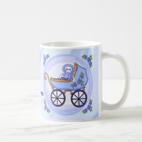 Baby Boy Sock Monkey Buggy mug