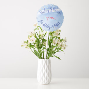 Baby Boy Soft Daisies Watercolor Baby Shower Balloon