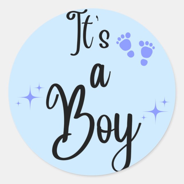Baby boy sticker (Front)