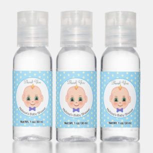 Baby Boy Thank You Baby Shower Hand Sanitizer