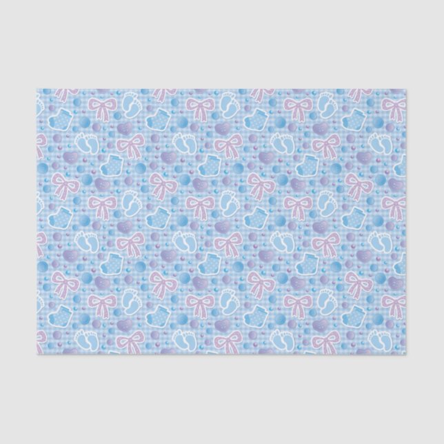 Baby Boy  Tissue Paper (Front)