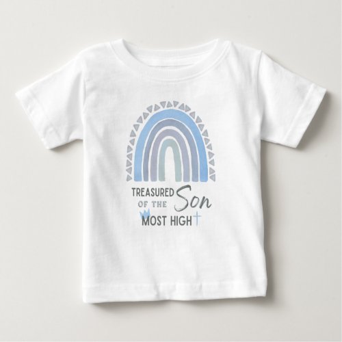 Baby Boy Treasured Son of the Most High God tee