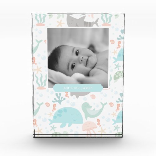 Baby Boy Under The Sea Photo Block