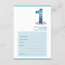 baby boy's 1st birthday design