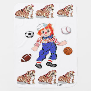Baby Boy's Blanket : Artworksby Sarr752