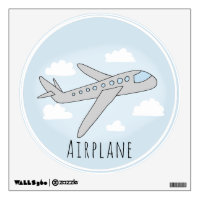 Baby Boys Doodle Airplane Travel Nursery