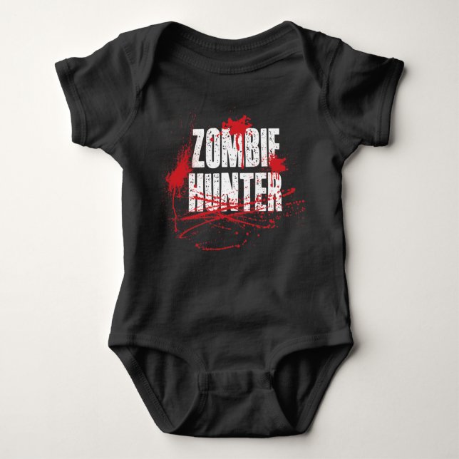 Baby Boys Zombie Hunter Romper Playsuit (Front)