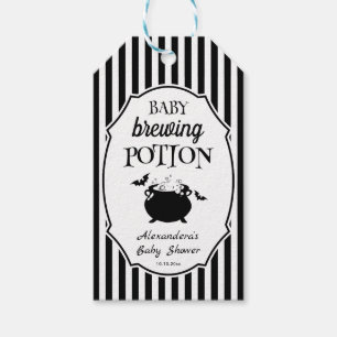 Baby Brewing Potion Halloween Baby Shower Favor Gift Tags