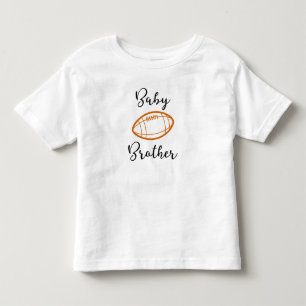 Baby Brother ~ Brother Designs Football Toddler T-shirt