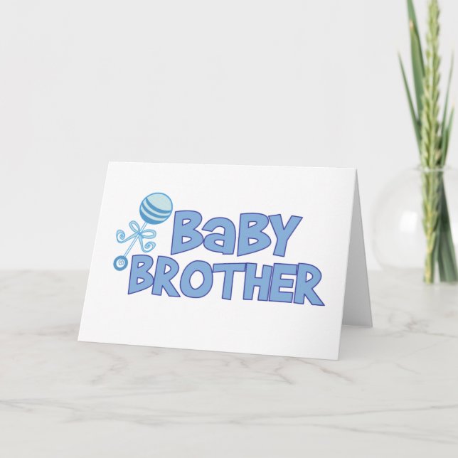 Baby Brother Card (Front)