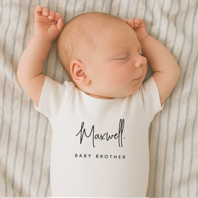 Baby Brother Custom Name New Bodysuit (Creator Uploaded)