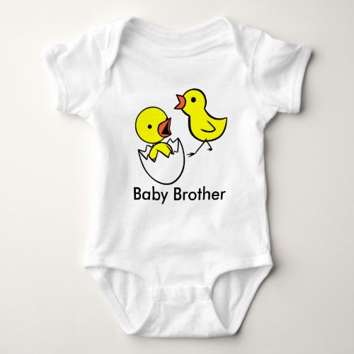 Baby Brother Cute Little Chickens Infant Shirt