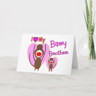 Baby Brother "I Love My Baby Brother" Card