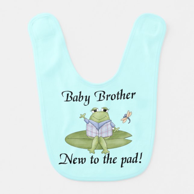 Baby Brother New to the Pad Bib (Front)