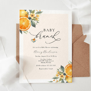Baby Brunch Baby Shower Invitation