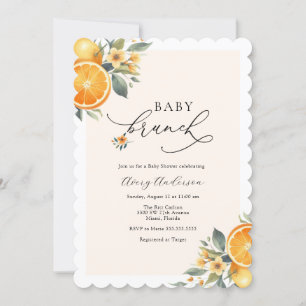Baby Brunch Baby Shower Invitation