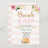 Baby brunch party invitation (Front/Back)