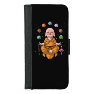 Baby Buddha Meditation iPhone 8/7 Wallet Case