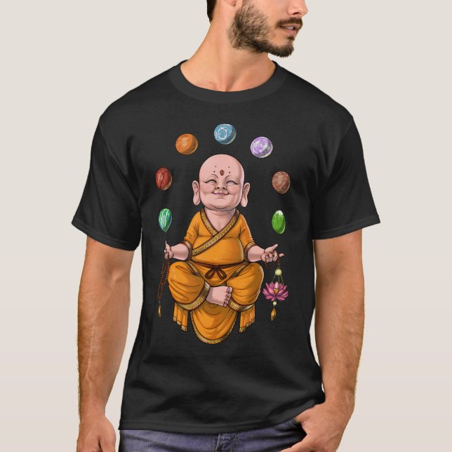 Baby Buddha Meditation T-Shirt (Front)