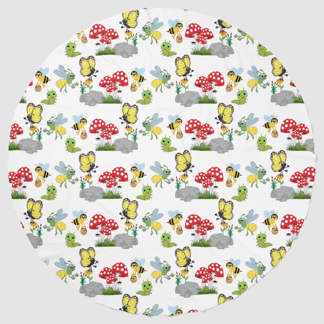 Baby Bugs  Beach Towel (Front)